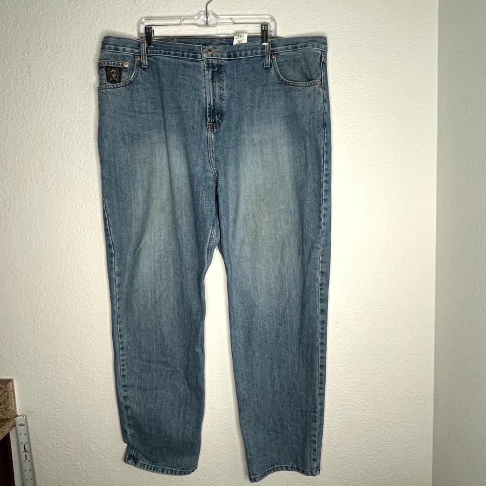 Cinch‎ Up Rocky Mountain Jeans Mens 42x34 Blue Denim Cotton Medium Wash Outdoor
